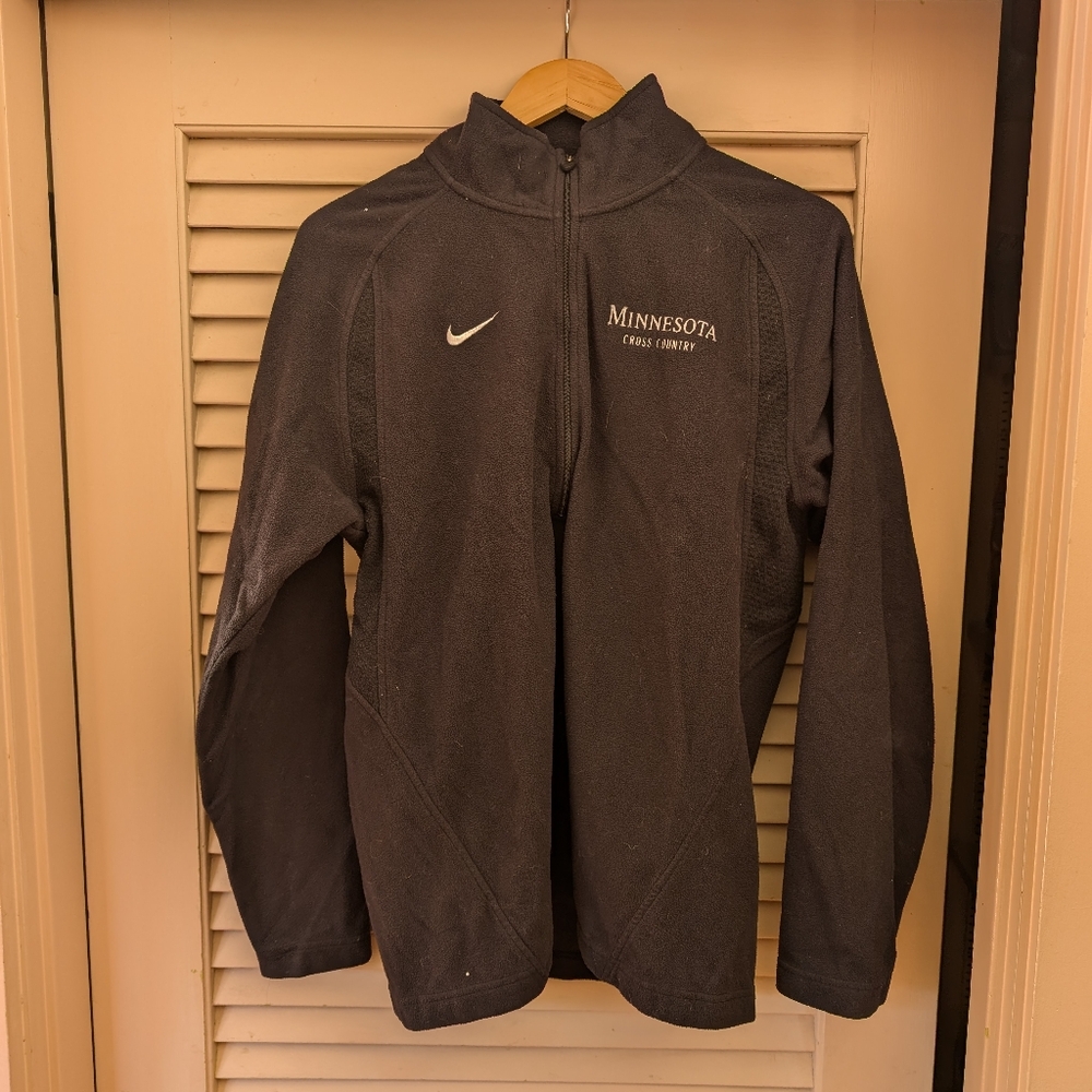 NIKE Therma-Fit Half Zip with Minnesota Cross Country branding